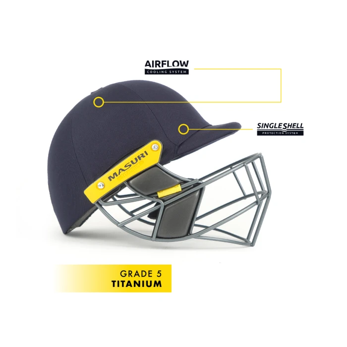 2024 Masuri 'Personalised' T-Line Titanium Cricket Helmet - Image 7