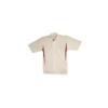 Proskins Melbourne Short Sleeved Cricket Shirt - White/Maroon